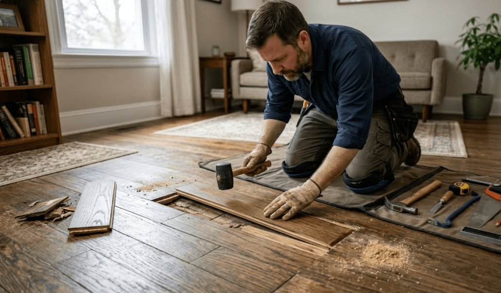 Hardwood Floor Cupping Repair in Maryland, Northern Virginia & Washington, DC
